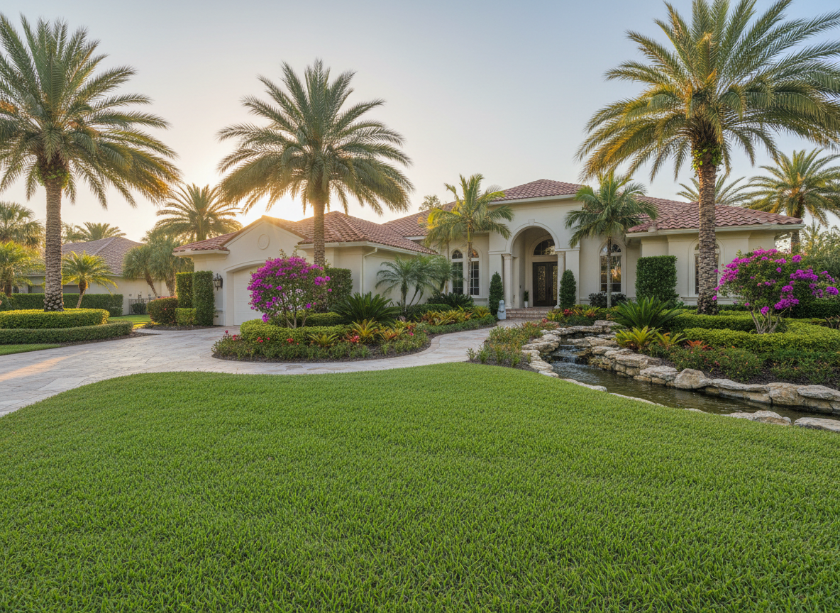 Landscaping services - precision lawn care and tropical plant maintenance